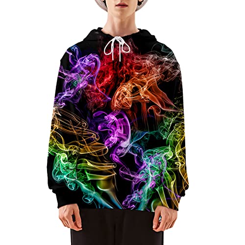 Asylvain Men Women Fashion Unisex 3D Printed Graphic Novelty Hoodie Pullover Hooded Sweatshirts with Pocket3