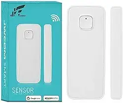 Sensor De Abertura Inteligente De Porta Janela Wifi Smart Jwcom Detector De Abertura De Porta e Janela Smart Compatível APP TUYA Smart Life