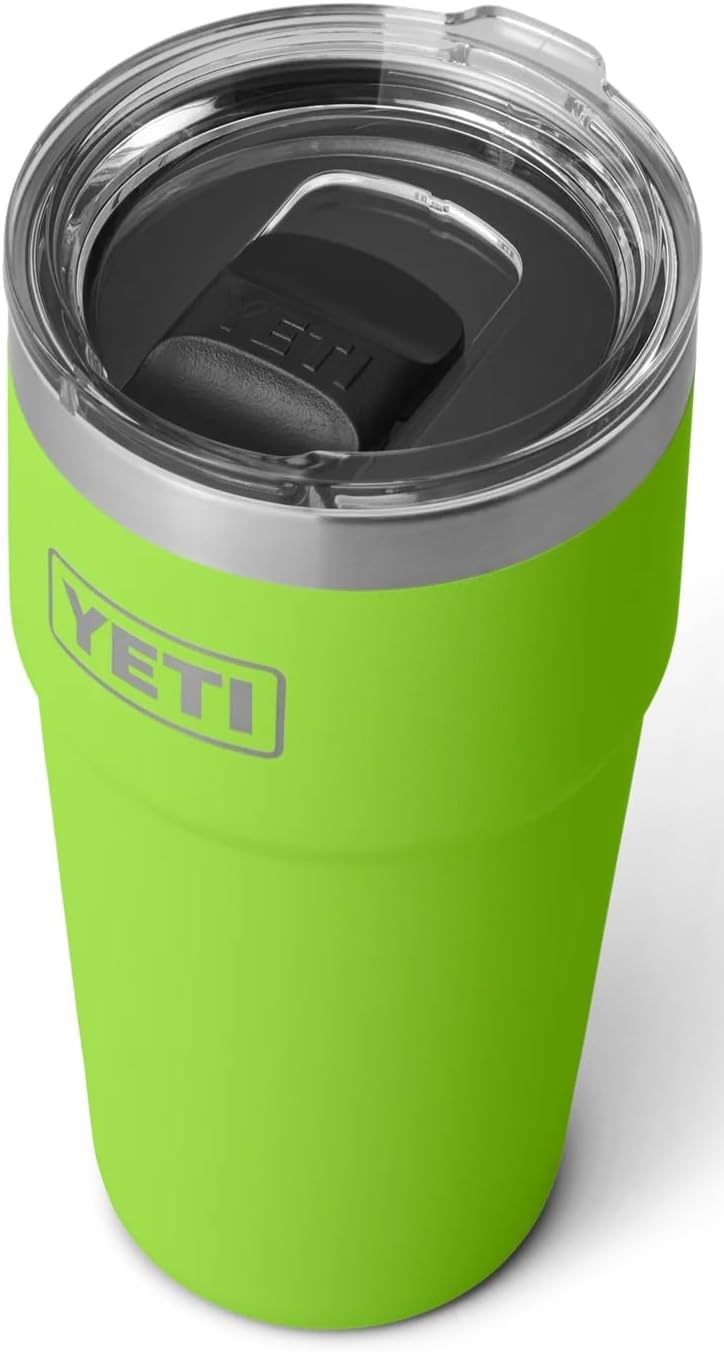 YETI Rambler 20 oz (591 ml) Stackable Cup with Removable Magslider Lid, Stainless Steel Vacuum Insulated Coffee Cup, Venom