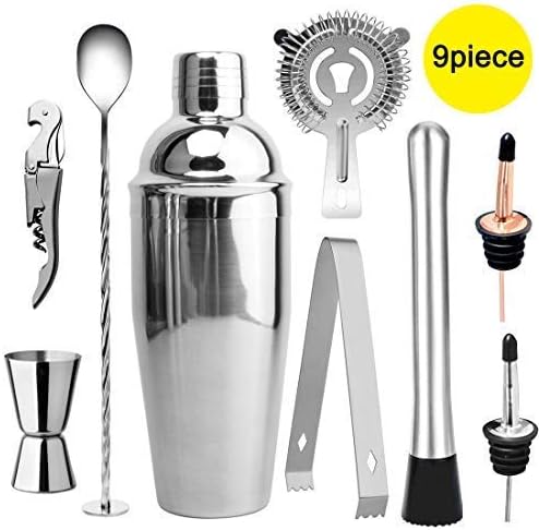 GMISUN Cocktail Shaker Set 9 Piece