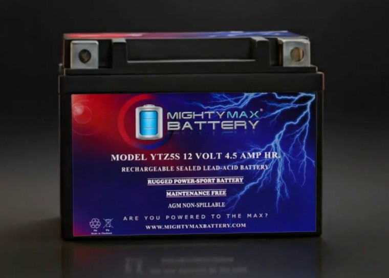 Amazon.com: Mighty Max Battery YTZ5S - 12 Volt 4.5 AH, 65 CCA