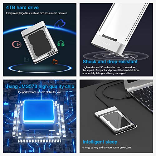 ELUTENG Case Esterno per Disco Rigido 2.5