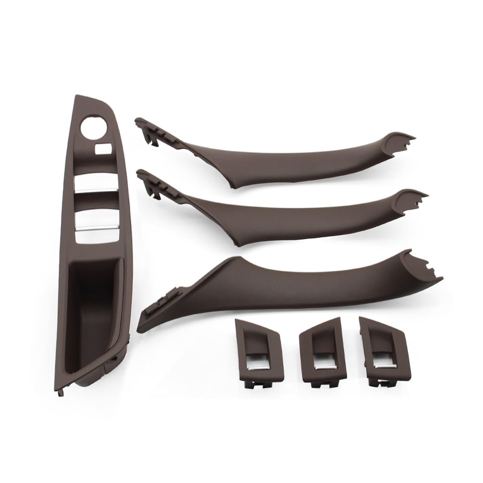 Nqkcuac Lhd Moka 7Piece Door Pull Handle For Bmw F10 F11 F18 520 523 525 528 51417225865 Lhd Car Inner Passenger Door Panel Handle Pull Trim Cover