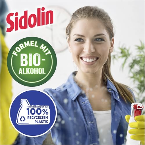 Sidolin Streifenfrei All in 1 Kirschblüte Glasreiniger (500ml), Blumenduft – Ansicht 6