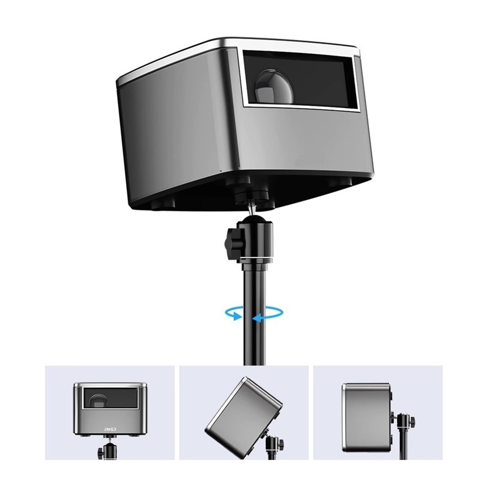 Support Projecteur Support de projecteur réglable en Hauteur, Support Sol, tête Mobile for la Maison, Le Bureau et l'extérieur pour Bureau(54-170cm)