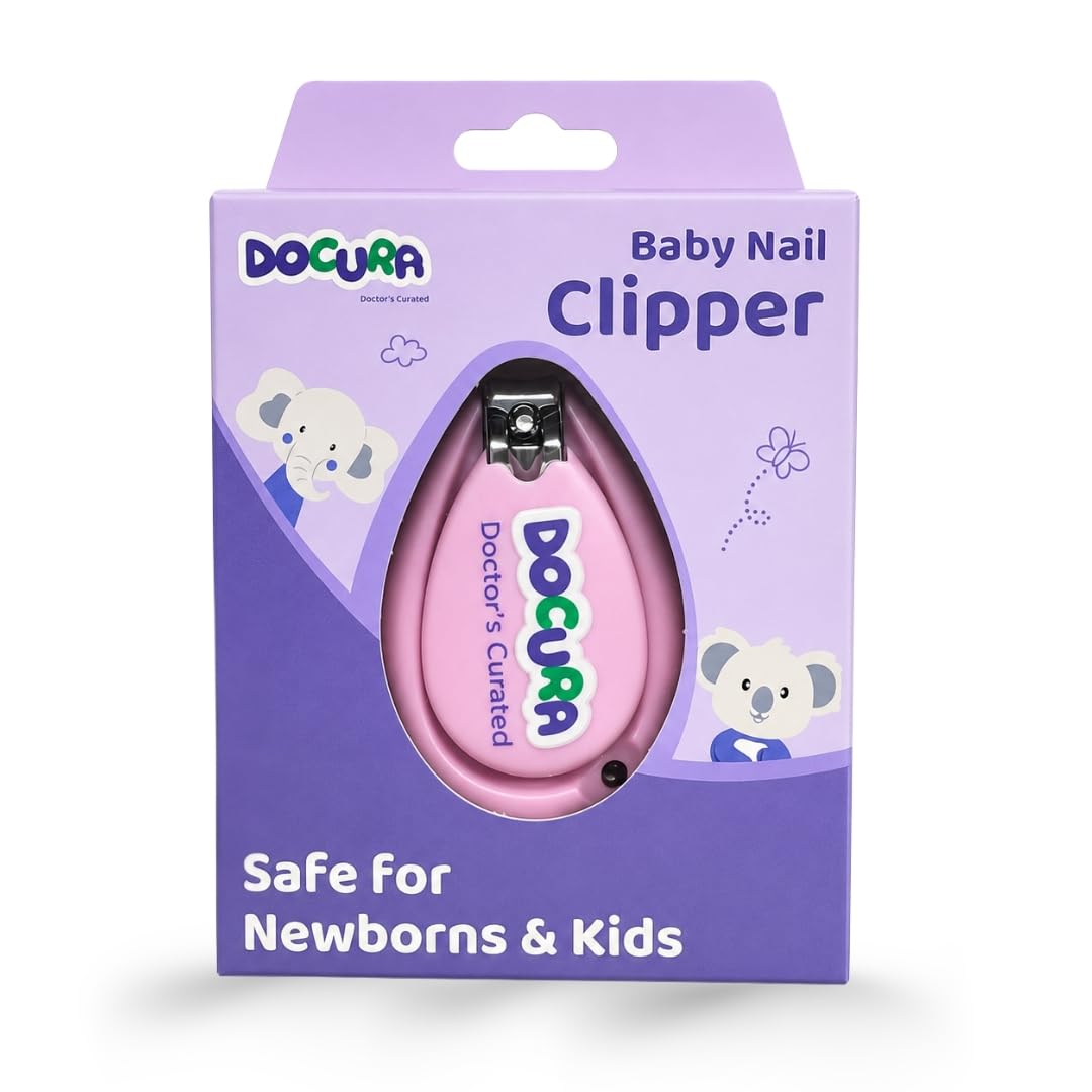 Docura Baby Nail Clipper, Safe & Gentle Nail Trimming for Newborns & Kids | Ergonomic Design | Compact & Travel-Friendly-image-13