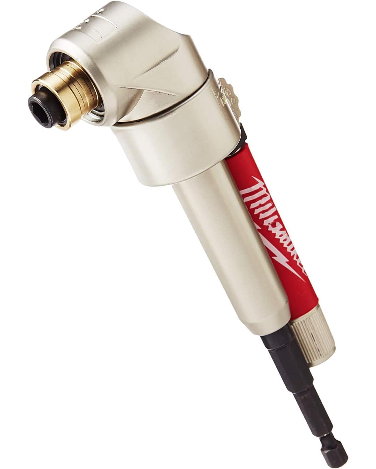 For Milwaukee 49-22-8510 1/4-Inch 90-Degree Angle Offset Power Groove Drive Adapter
