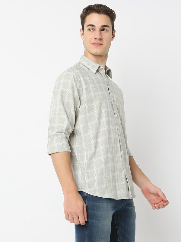 Image of Mens Striped Slim Fit Cotton Casual Shirt | Full Sleeves Mens Shirts | Stylish Shirt for Men