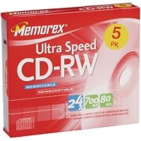 Algopix Similar Product 8 - MEM03426 - Memorex CD-RW Discs