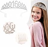 Silver 25th Birthday Decorations for Girl 25th Birthday Sash Tiara Set, 25th Birthday Party Pack Sash Crown Number 25 Foil Balloons Birthday Cake Topper Candle, 25th Birthday Gifts for Girl Her - Image 3