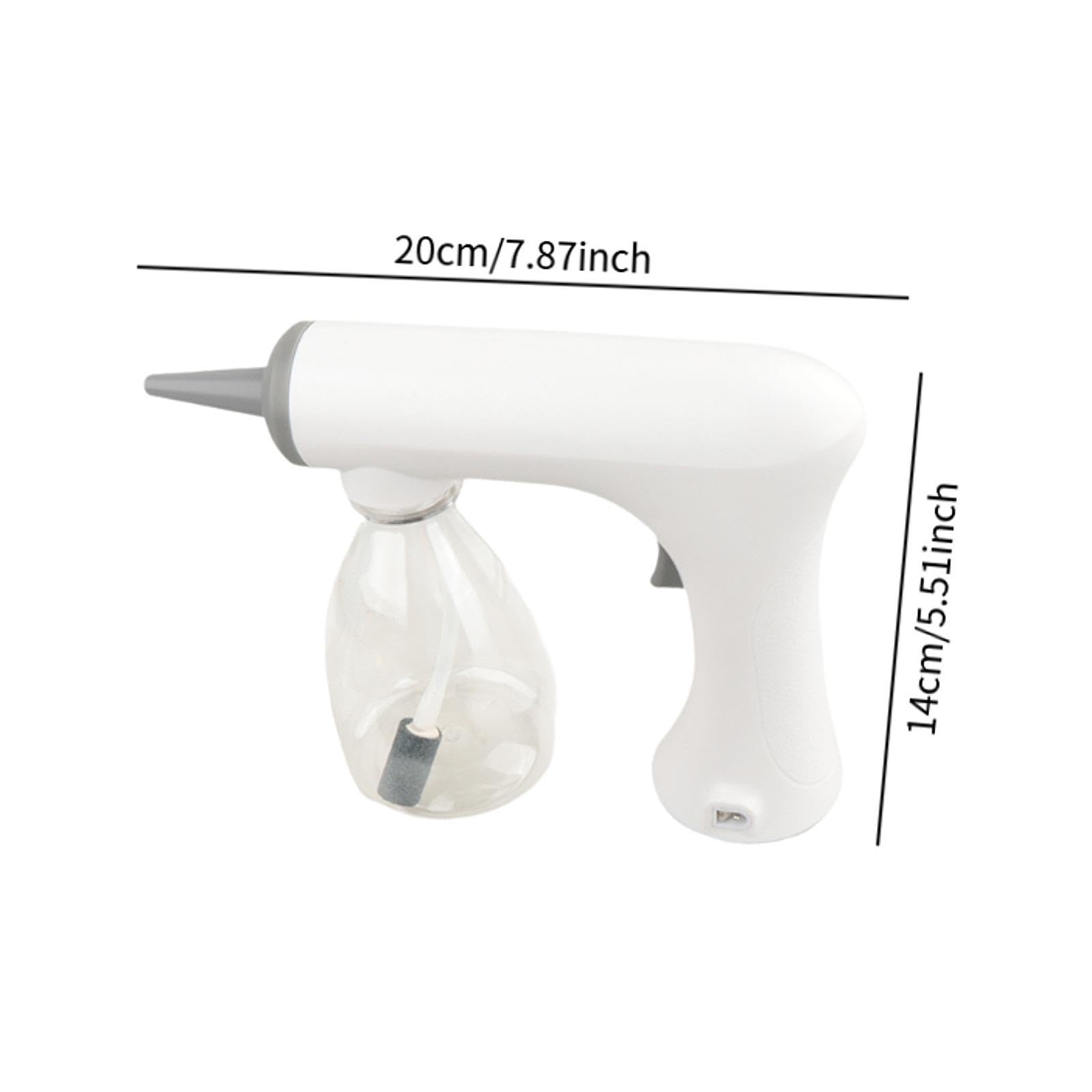 Haarstyling Schaummaschine Schaumerzeuger Perming Schaumspender USB Ladung Elektrisches Styling Werkzeug Komfortable Schnelle Schaumerzeugung für, Weiß 300ml