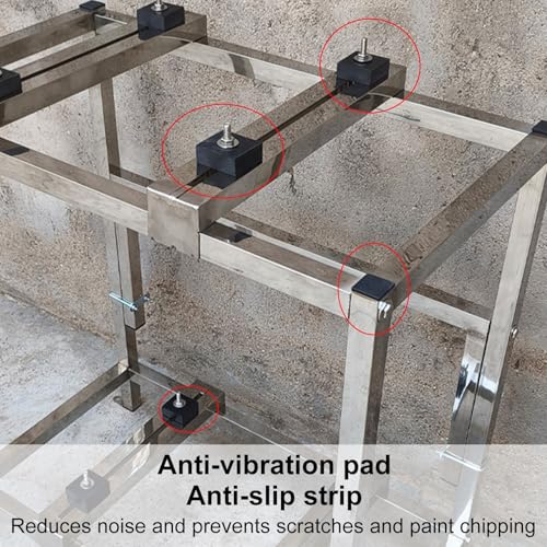 Support de climatiseur réglable en acier inoxydable pour mini split dual - 8