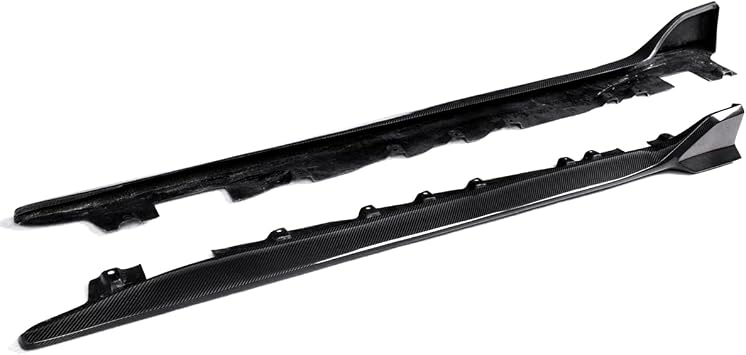 AD Style Real Carbon Fiber Add-on Side Skirt Extension Splitter Compatible for 2020-2025 Toyota GR Supra A90 A91 MK5