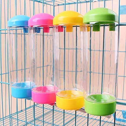 Image of Woofy Pet Automatic 500 ML Drinking Water Feeder Bottle for Cat Dog Rabbit Hamster Gerbil (Pack of 1) - Blue
