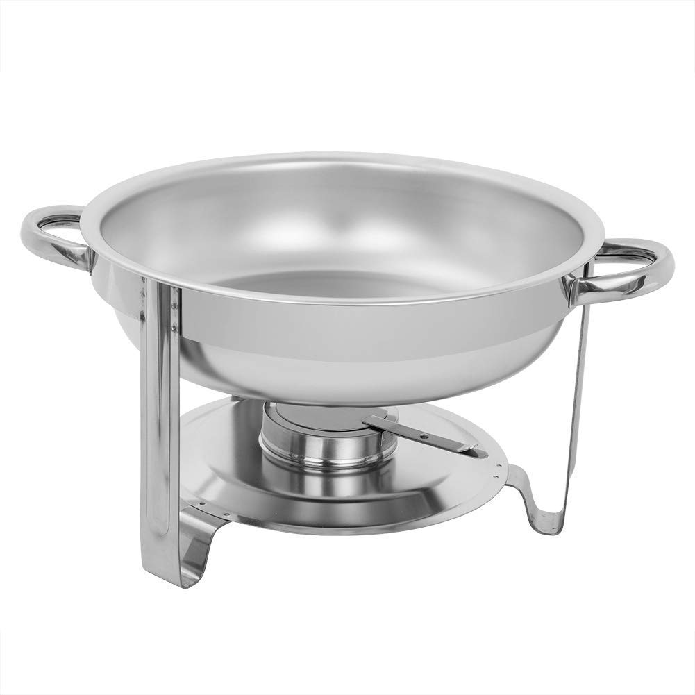 Calentador de Alimentos para Platos de frotamiento Recipiente de Acero Inoxidable para Calentar Alimentos para Frotar, Cocina Grande, Catering, Buffet y Fiesta