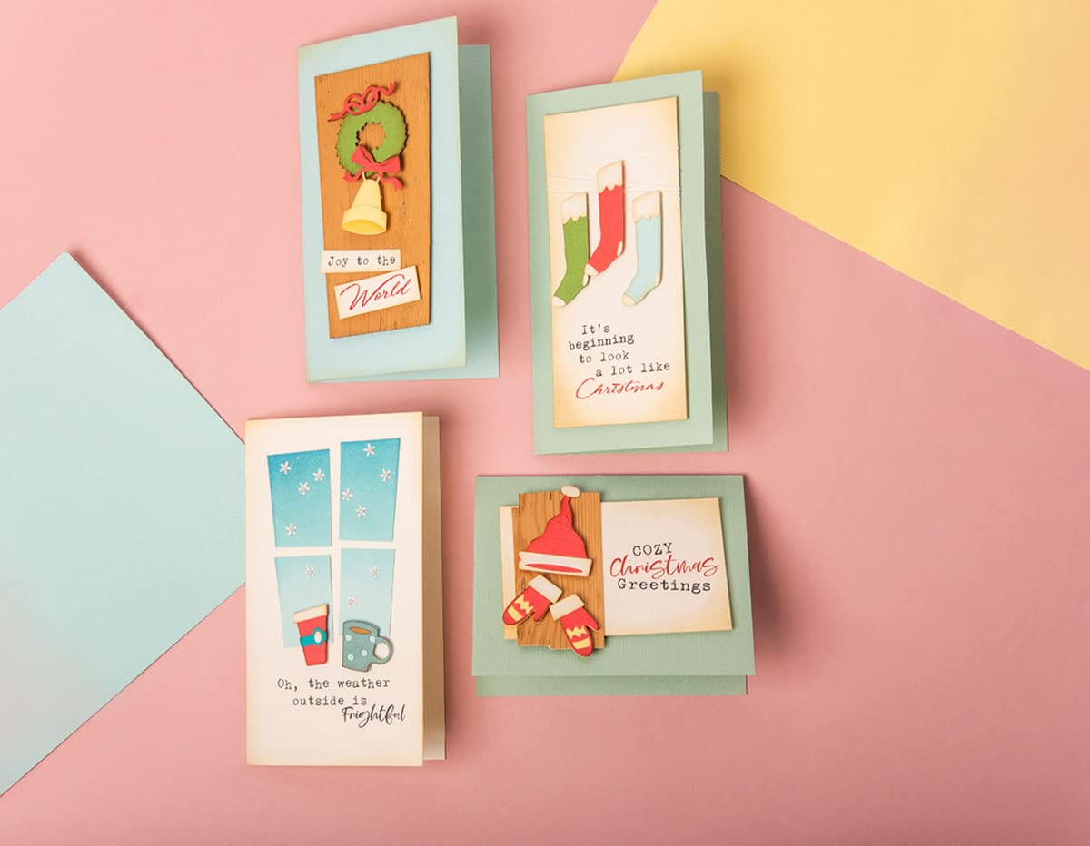 TG. Taglia Unica) Sizzix Set Di Fustelle Thinlits 12Pz Mascherata