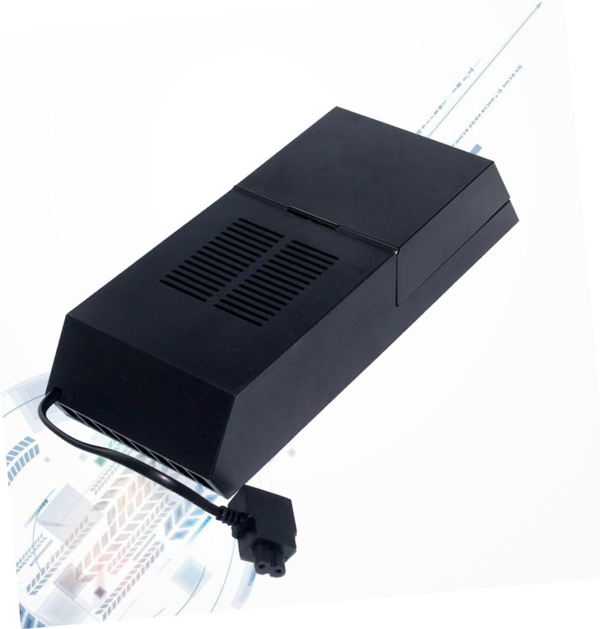 Hard Drive Enclosure for 3.5 Data Storage Black Sturdy Design with Flip-Open Cover Compatible with Gaming Systems