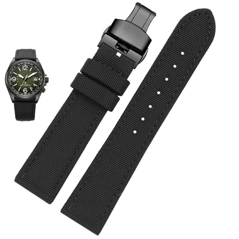 Bracelet de montre en toile de nylon anti-usure pour Blancpain
