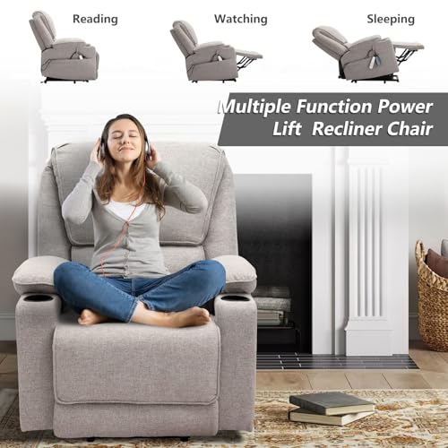 Sillón Plegable con Soporte Eléctrico y Porta Vasos miniatura 3