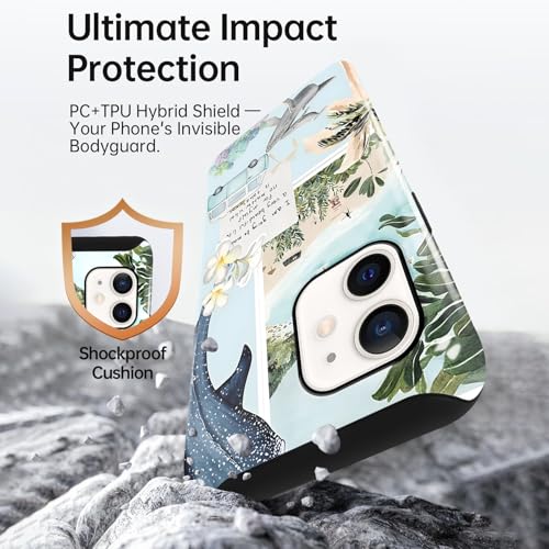 Coque iPhone 12 antichoc MagSafe design baleine italienne - 3