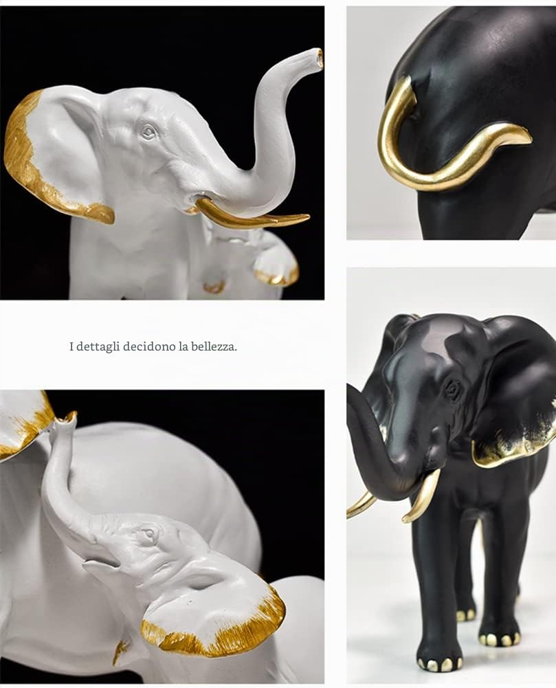Decorazioni di Elefanti,Figurina Elefante,Statuette di animali Elefanti Decorazione della casa della decorazione del mestiere dell'ufficio domestico.