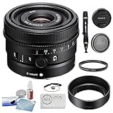 Sony FE 24mm f/2.8 G Lens Bundled with 49mm UV Filter + 5-Piece Camera Cleaning Kit + Cleaning Lens Pen + Lens Cap Keeper + Microfiber Cleaning Cloth (6 Items)