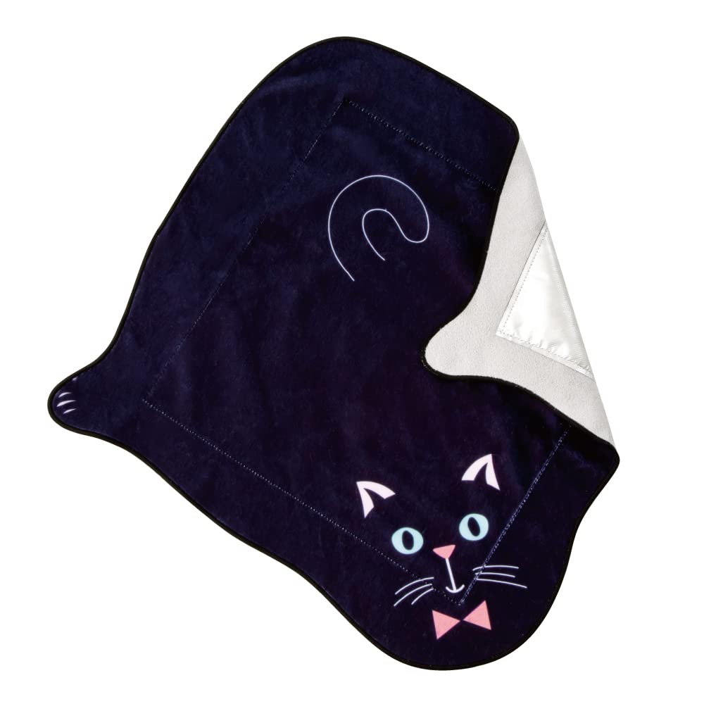 アルファックス ランチクロス ピタッとくっつく保冷温マルチクロス 黒猫 横40×…