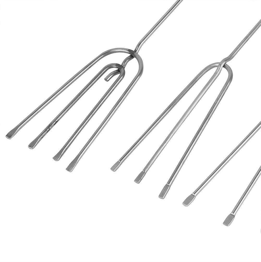 10Pcs Dipping Fork, Chocolate Chocolate Dipping Fork, Chocolate Fork Dipping Fork Set Baking Supplies Stainless Steel Fondue Forks Decorating Tool Set Dipping Fork Set