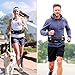Number-one Running Belt with Water Bottles(2 x 175ML), Hydration Belt Waterproof Waist Pack Bag Fits iPhones Adjustable Sports Waist Pouch for Marathon Running Hiking Cycling, Black