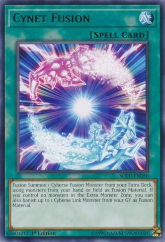 Yu-Gi-Oh! - Cynet Fusion - SOFU-EN050 - Raro - 1ª Edición - Soul Fusion