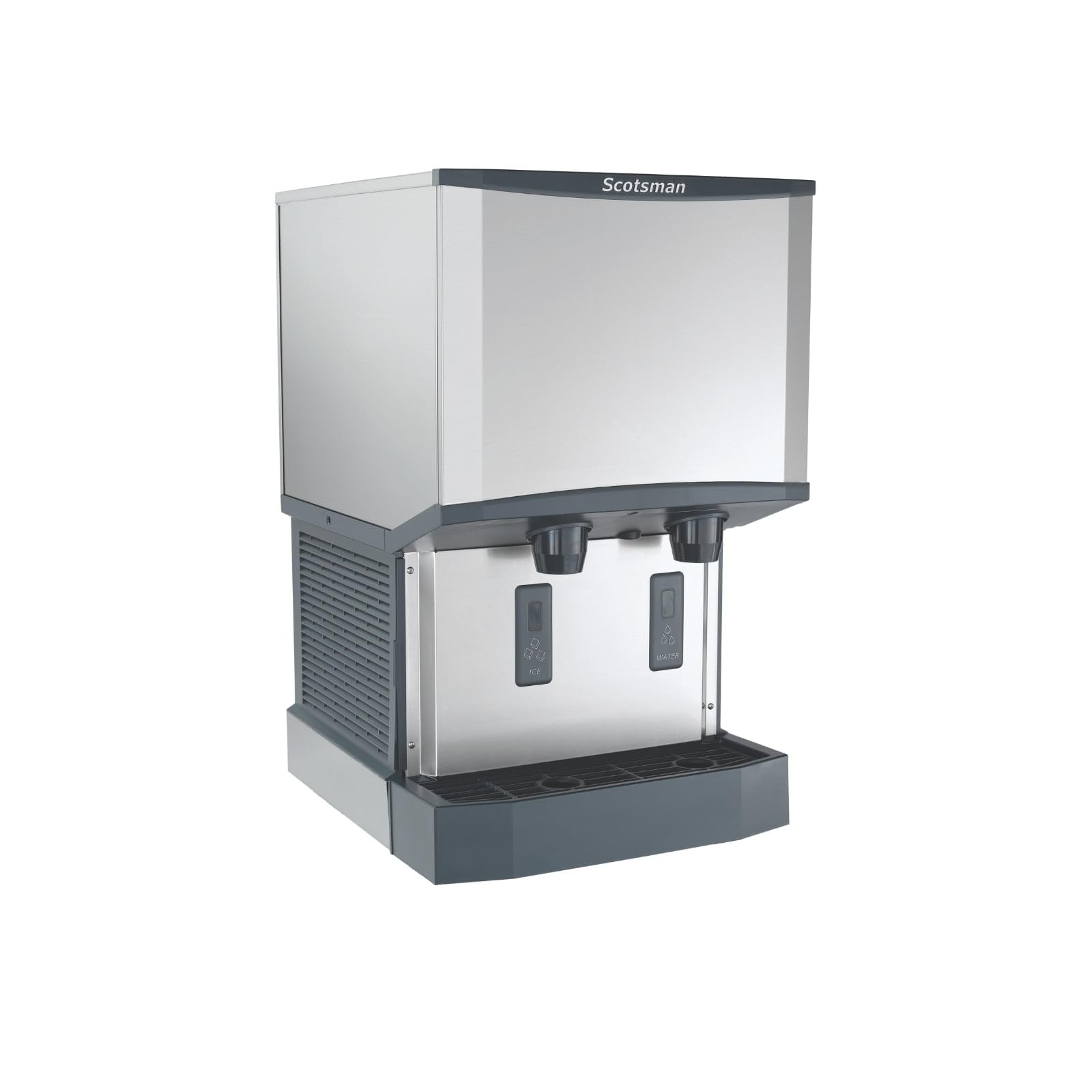 Scotsman Meridian Touchfree Countertop Nugget Ice Maker & Water Dispenser - 500 lb/Day, 25 lb Storage Bin on Fridge.com