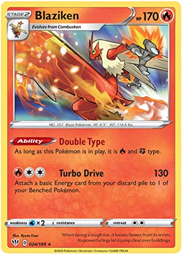 Crystalcommerce Blaziken - 024/189 - Holo Rare Collectible Card