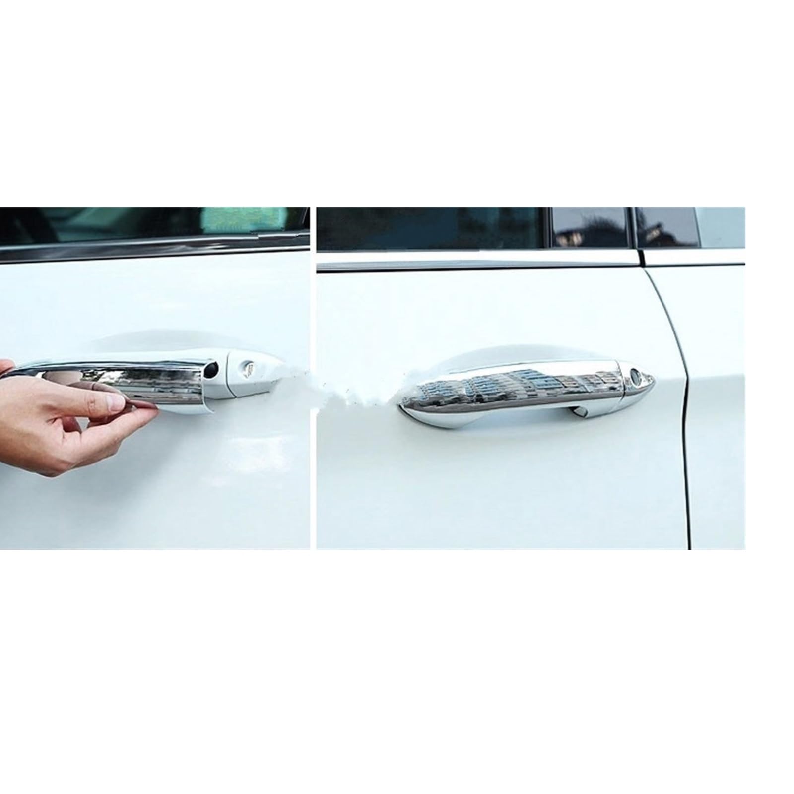 maniglia di assistenza per auto Per Chevrolet per Trax per Tracker 2014-2018 per maniglie delle portiere cromate, adesivi per finiture, accessori esterni per auto maniglia di assistenza per auto