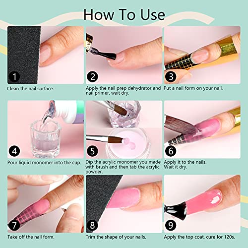 Flüssiges Acrylmonomer 50 ml - Saviland Professional Polymer Acrylnagelsystem mit hoher Kapazität für Acrylpulver… – Bild 6