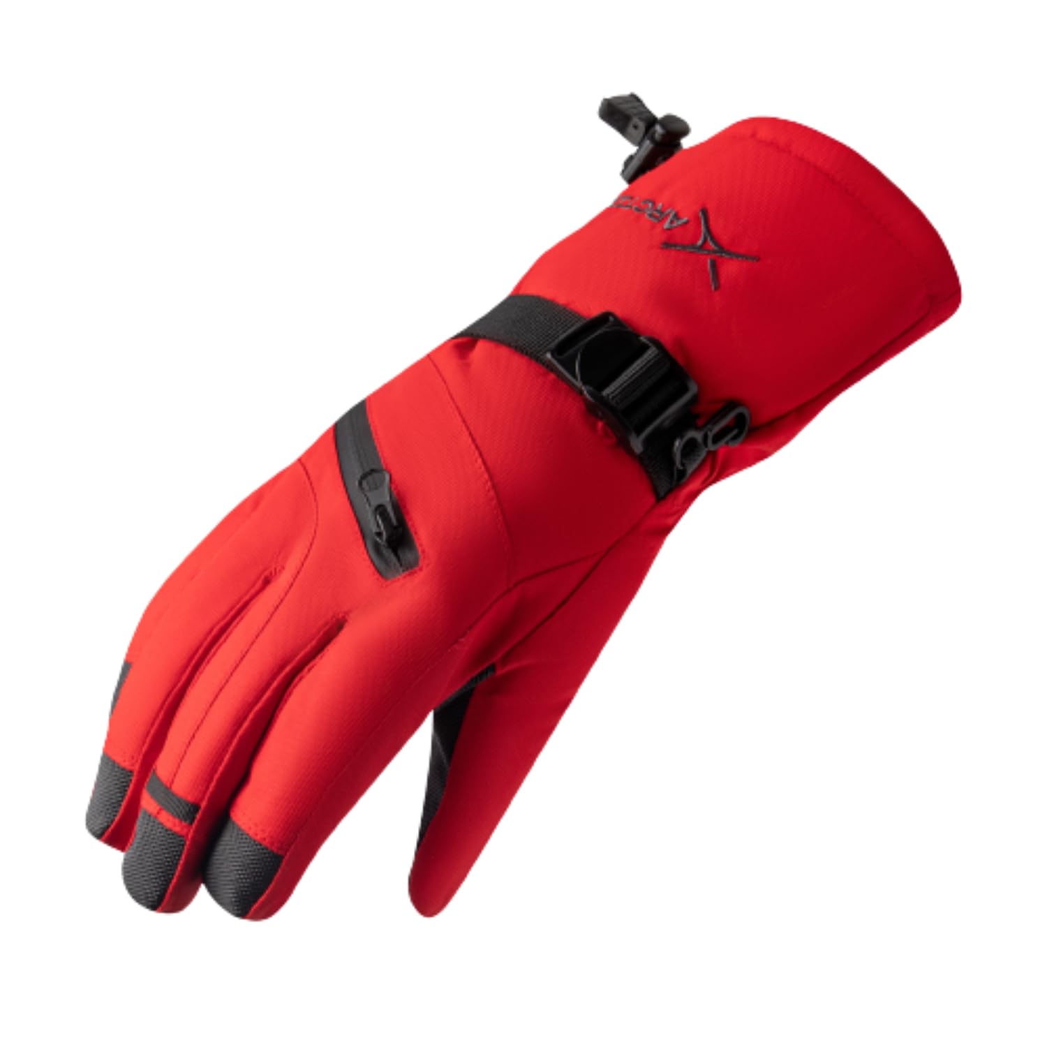 ARCTIX Guanti da Discesa isolati Freddo, Formula One Red, M (Pacco da 2) Donna