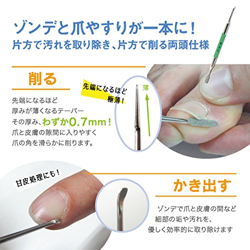 Amazon | JCT メディカル フットケア ダイヤモンド角用爪ヤスリ（粗