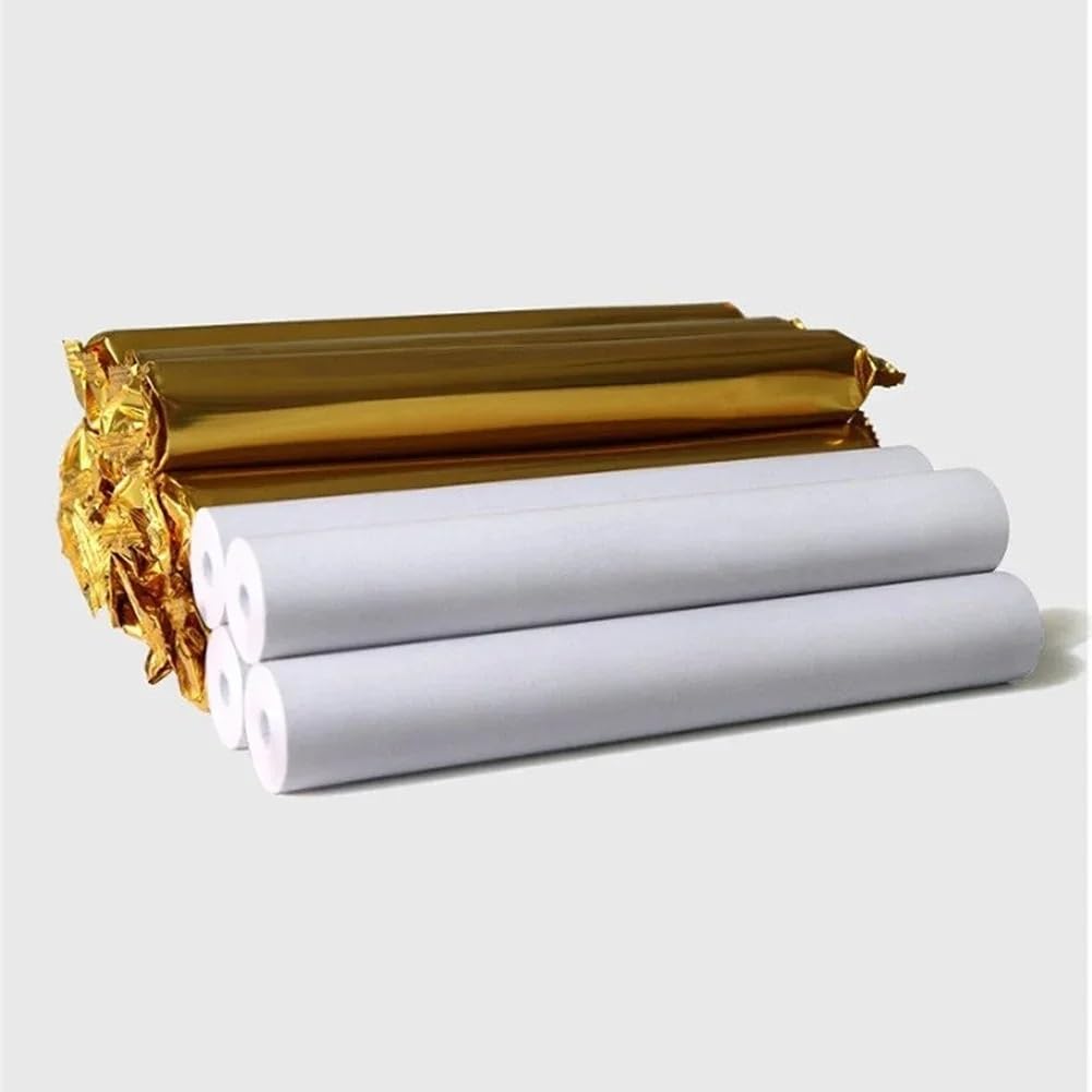 Papel TéRmico Papel térmico A4 Papel de impresión térmica 210 * 30 mm for Impresora inalámbrica A40/X8 Rollo de Papel Papel TéRmico Adhesivo(6 Roll)
