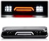 GRAND ORANGE LED 3rd Third Brake Light Compatible With 2004-2008 Ford F150 High Mount Rear Brake Stop Light Cargo Lamp Clear Lens Black Housing 7L3Z-13A613-B