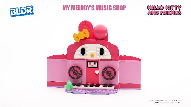 Amazon.com: BLDR Hello Kitty and Friends My Melody's Music Shop