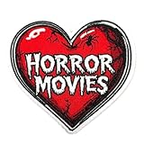 3.5" Horror Movie Iron On Patch - Embroidered Horror Scream Halloween Heart Applique Appliques Iron On Sew On Patches for Holes, Clothing, Jeans, Hat, Backpacks, Clothes