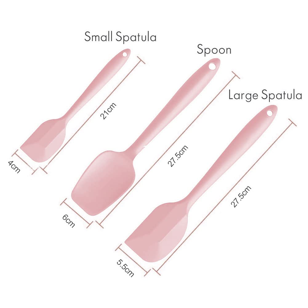 Set Spatole In Silicone Per Cucina - 4 Pezzi, Antiaderenti, Lavastoviglie Safe, Nero