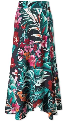 Image of Cromoncent Matching Hawaiian Outfits for Family, Dad and Son Matching Luau Beach Tropical Shirts Mommy Daughter Tropical Sets
