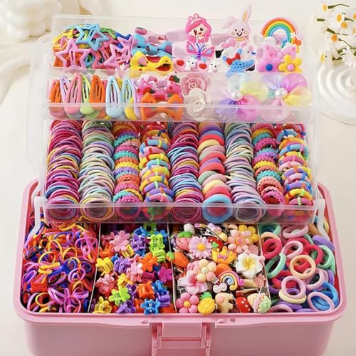 Pinzas elásticas para el pelo para niñas que evitan los tirones 3