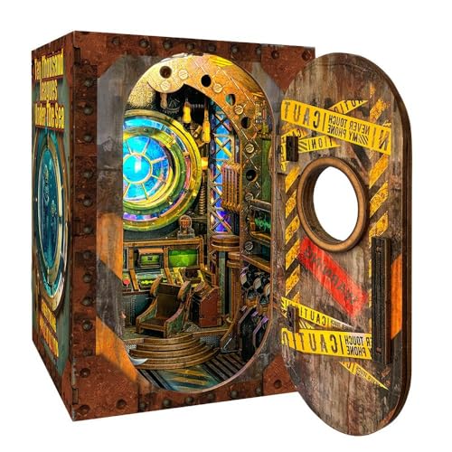 Ahilmrn Steampunk Submarine Book Nook Kit — DIY book nook kit