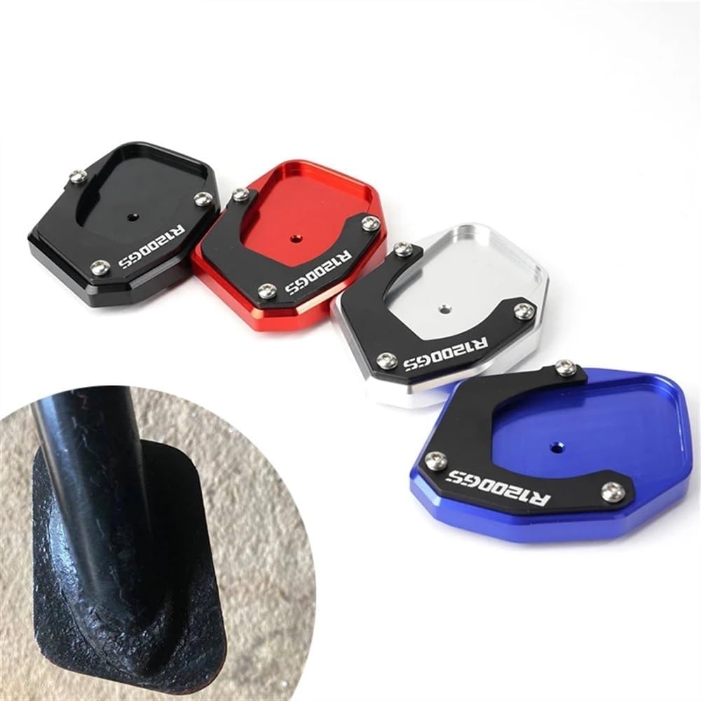 Motorcycle Foot Plate Pad for B&MW R 1200 GS 2006-2012 R 1200 ADV 2008 2009 2010 2011 2012 Motorcycle Accessories Aluminum Side Stand Enlarge Kickstand Pad