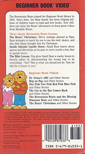 The Bears Christmas VHS