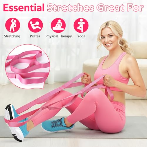WALITO Home Pilates Kit for Women,Pilates Ring Set with Magic Circle,Resistance Bands,Figure 8 Workout Bands,Mini Ball, Compact Toning Fitness Essentials Starter Set Accessories Gift by WALITO - Image 5