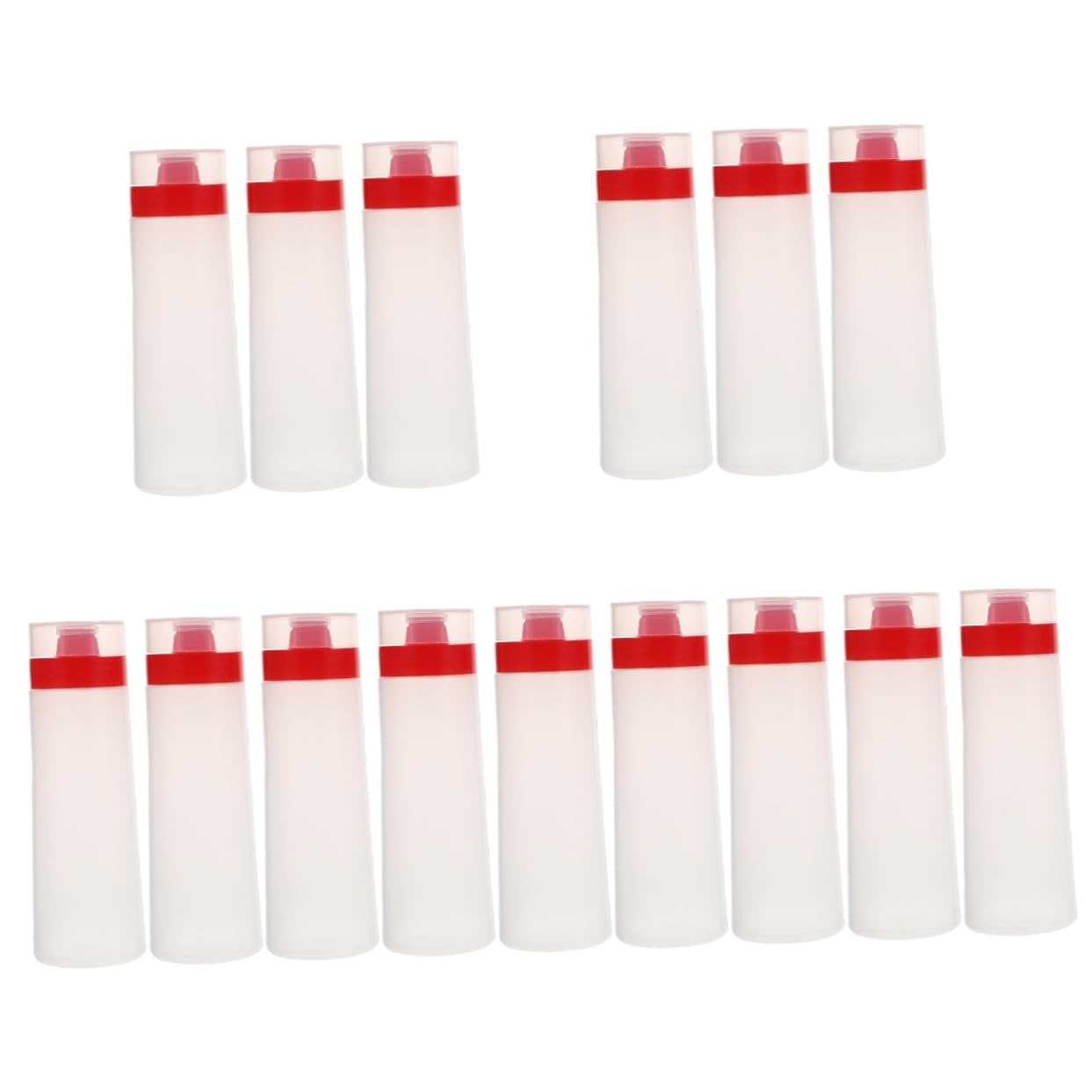 15pièces Bouteilles à Sauce Squeeze De Flacons Ouvertures Pour Condiments Ketchup Mayonnaise Et Sauce Bbq