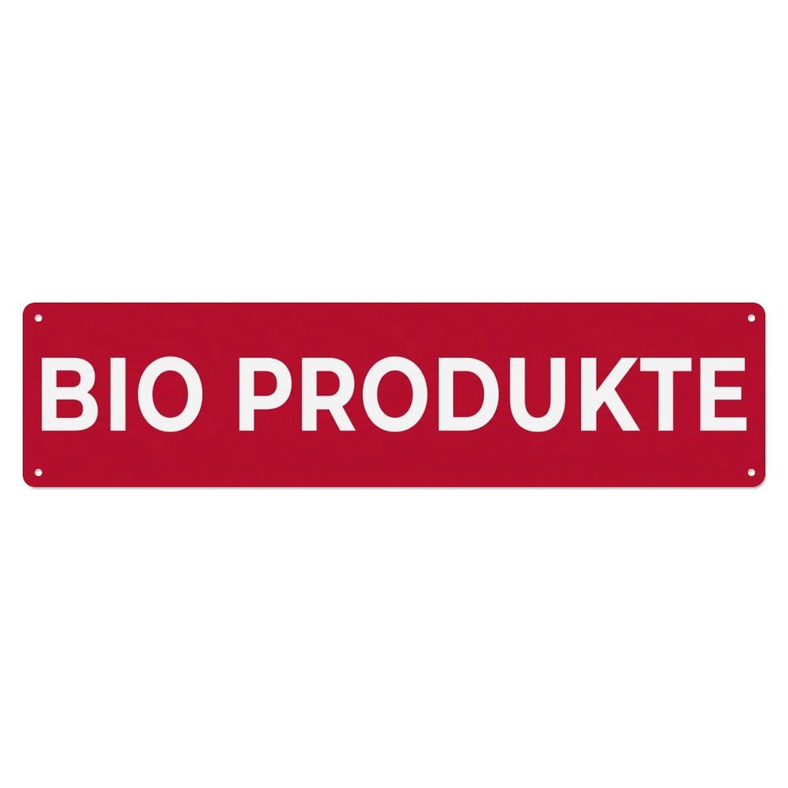 Bio Produkte Natural Selection Metal Tin Sign