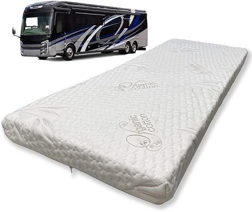 Foamma 9" RV Mattress with Organic Cotton Cover, CertiPUR-US